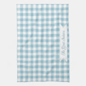 Decorative Blue Buffalo Check キッチンタオル (縦)