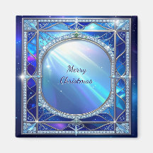 Decorative Blue Magnet