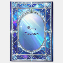 Decorative Blue Magnet