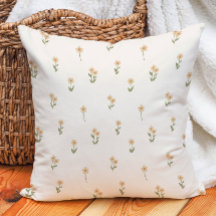 Decorative Boho Ditsy Floral Cottagecore Beige