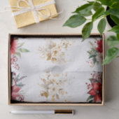 Decorative Christmas Florals For Shell Decoupage 薄葉紙 (ギフト)
