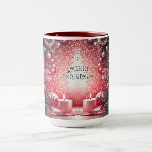 Decorative Christmas Holiday Mug マグカップ (中央)
