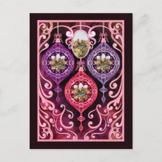 Decorative Christmas - Photo Christmas card インビテーションポストカード