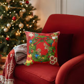 Decorative Christmas Throw Pillow クッション