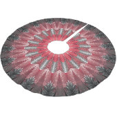 Decorative Christmas Tree Skirt ブラッシュドポリエステルツリースカート (アングル)