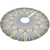 Decorative Christmas Tree Skirt ブラッシュドポリエステルツリースカート (アングル)