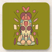 Decorative coach pillow  コースター (正面)