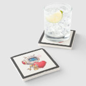 Decorative Coasters – Elegant Home & Bar Essential ストーンコースター (横)