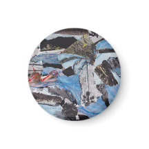 decorative collage magnet