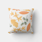 decorative cushion autumn season flowers クッション (正面)