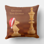 Decorative Cushion Chess Image for Christmas クッション (裏面)