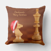 Decorative Cushion Chess Image for Christmas クッション (正面)