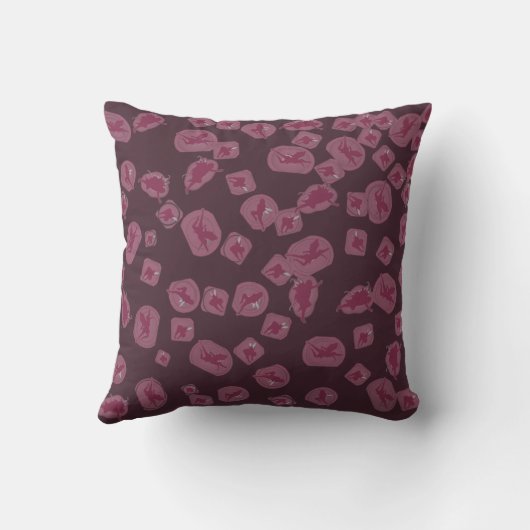 Decorative cushion Mauve / Coussin décoratif mauve クッション (裏面)