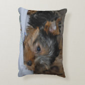 decorative cushion with a little dog アクセントクッション (裏面(縦))