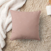 Decorative cushion with antique pink pattern クッション (ブランケット)