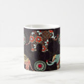 Decorative Elephant Pattern Mug コーヒーマグカップ (中央)