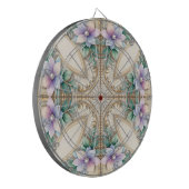 Decorative Floral Dartboard ダーツボード (正面左)