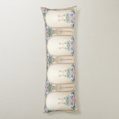 Decorative Floral Frame Body Pillow ボディピロー (裏面 (縦))
