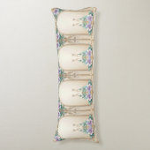 Decorative Floral Frame Body Pillow ボディピロー (正面縦)