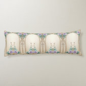 Decorative Floral Frame Body Pillow ボディピロー (裏面)