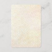 Decorative Floral Frame Detail Enclosure エンクロージャーカード (裏面)