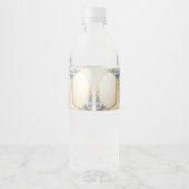 Decorative Floral Frame Water Bottle Label ペットボトルラベル (裏面)