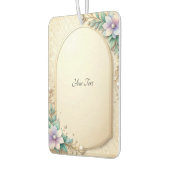 Decorative Floral Frame with Pearls Air Freshener カーエアーフレッシュナー (左)