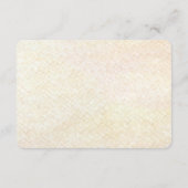 Decorative Floral Frame with Pearls Detail エンクロージャーカード (裏面)