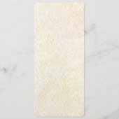 Decorative Floral Frame with Pearls Menu メニュー (裏面)