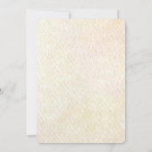 Decorative Floral Frame with Pearls Save The Date セーブザデート (裏面)