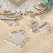 Decorative Floral Jigsaw Puzzle ジグソーパズル (側面)