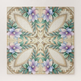 Decorative Floral Jigsaw Puzzle ジグソーパズル
