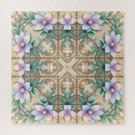 Decorative Floral Jigsaw Puzzle ジグソーパズル