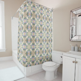 Decorative Floral Shower Curtain シャワーカーテン