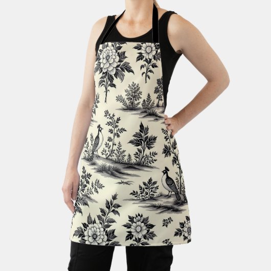 Decorative French toile pattern エプロン (インサイチュ)