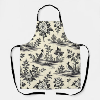 Decorative French toile pattern エプロン