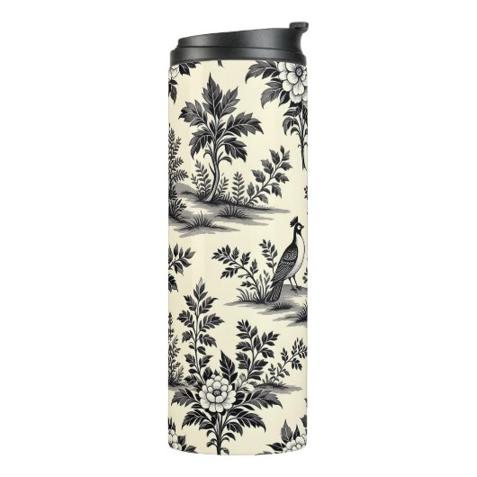 Decorative French toile pattern タンブラー (回転左)