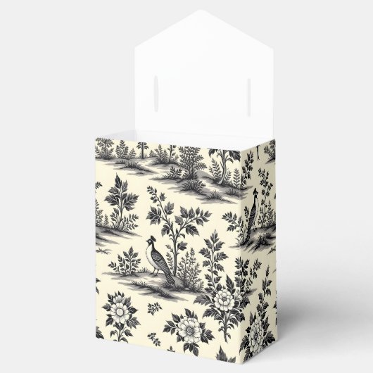 Decorative French toile pattern フェイバーボックス (オープン)