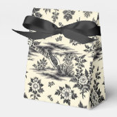 Decorative French toile pattern フェイバーボックス (正面サイド)