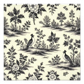 Decorative French toile pattern フォトプリント (正面)