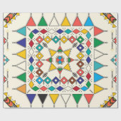 Decorative geometric repeating pattern inspired by ラッピングペーパー (フラット)