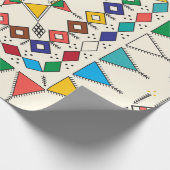 Decorative geometric repeating pattern inspired by ラッピングペーパー (角)