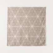 decorative geometric seamless pattern. illustratio タペストリー (正面)