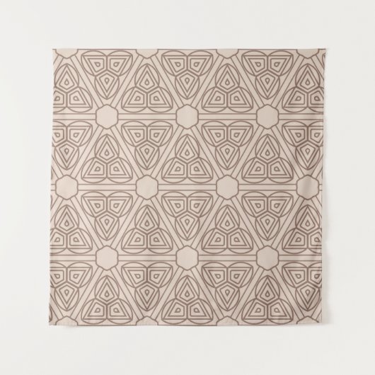 decorative geometric seamless pattern. illustratio タペストリー (正面)