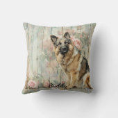 Decorative German Shepherd Throw Pillow クッション (裏面)