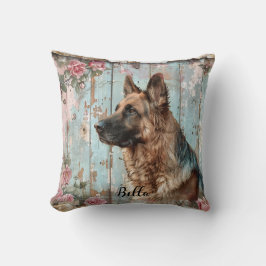 Decorative German Shepherd Throw Pillow クッション