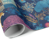 Decorative Gift Wrap Paper Chinoiserie Animals ラッピングペーパー (ロールコーナー)