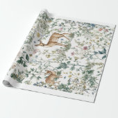  Decorative Gift Wrap Paper Forest Animal ラッピングペーパー (アンロールド)