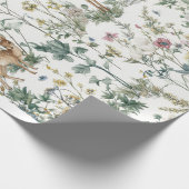  Decorative Gift Wrap Paper Forest Animal ラッピングペーパー (角)
