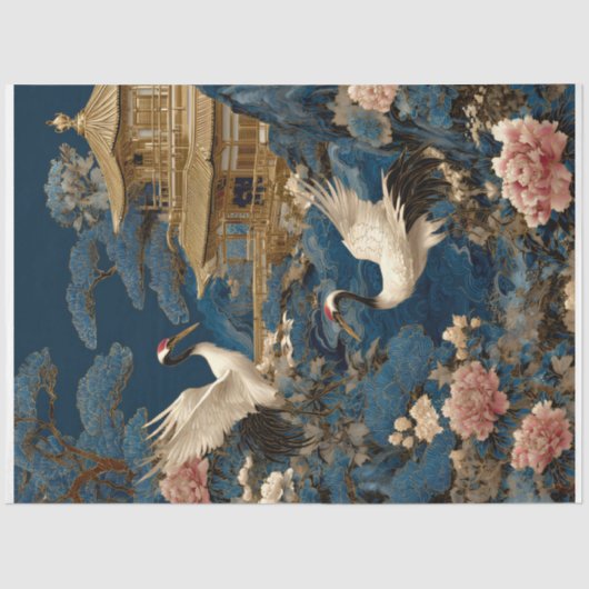Decorative Gift Wrap Tissue Paper Hummingbird  薄葉紙 (正面)